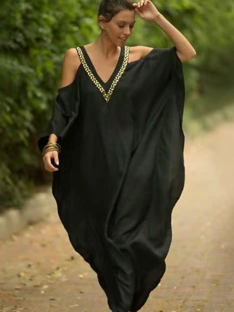 African Beach Dress - Image 3